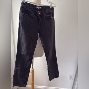 Re/done low rise jeans.